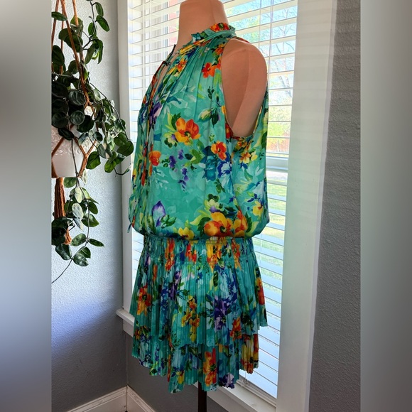 Current Air Floral Mini Dress Sleeveless Size Small - Picture 3 of 6